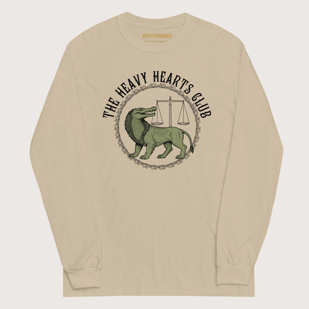 Sand The Heavy Hearts Club - Long Sleeve - history buff gift by HistoHead