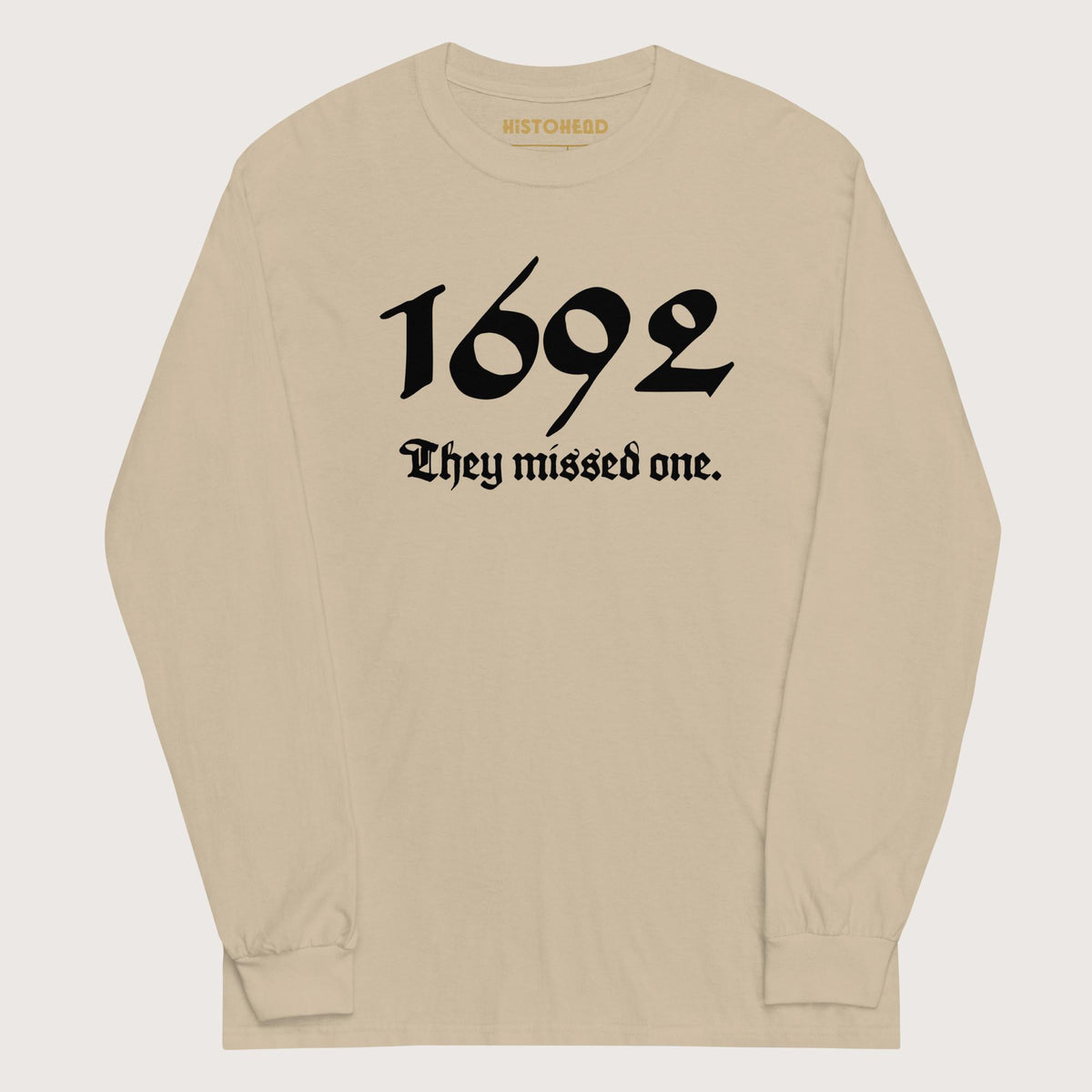 Sand 1692 Witch Trials - Long Sleeve - history buff gift by HistoHead