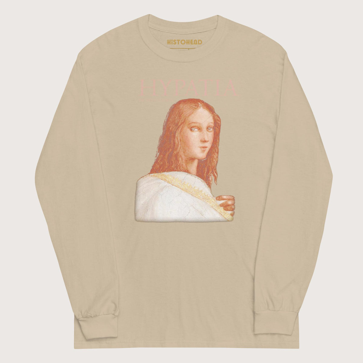 Sand Hypatia of Alexandria - Long Sleeve - history buff gift by HistoHead
