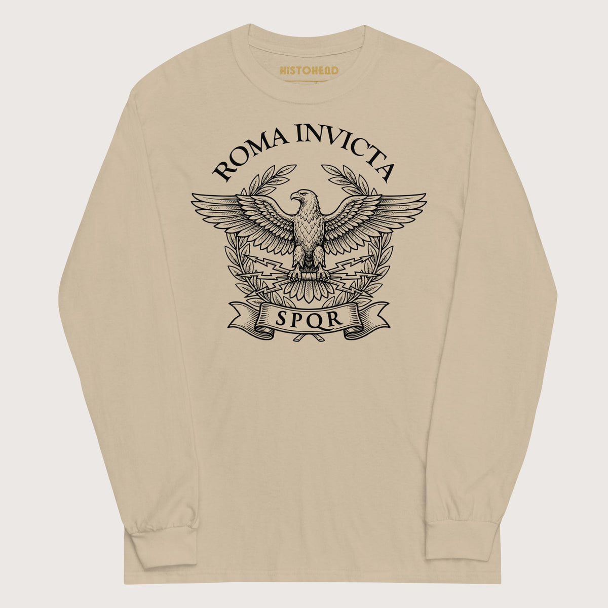 Sand Roma Invicta - Long Sleeve - history buff gift by HistoHead