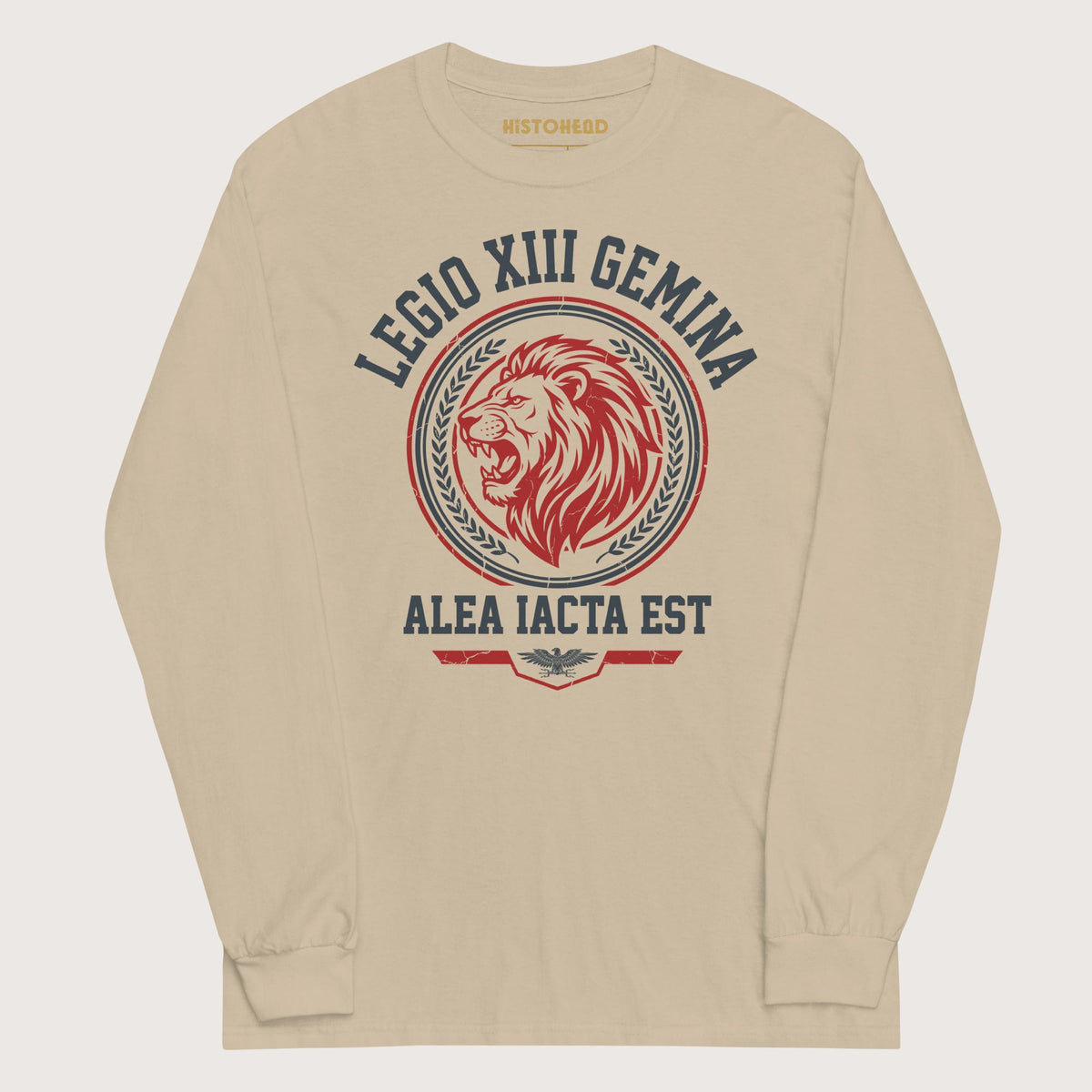 Sand Legio XIII Gemina Alea Iacta Est - Long Sleeve - history buff gift by HistoHead