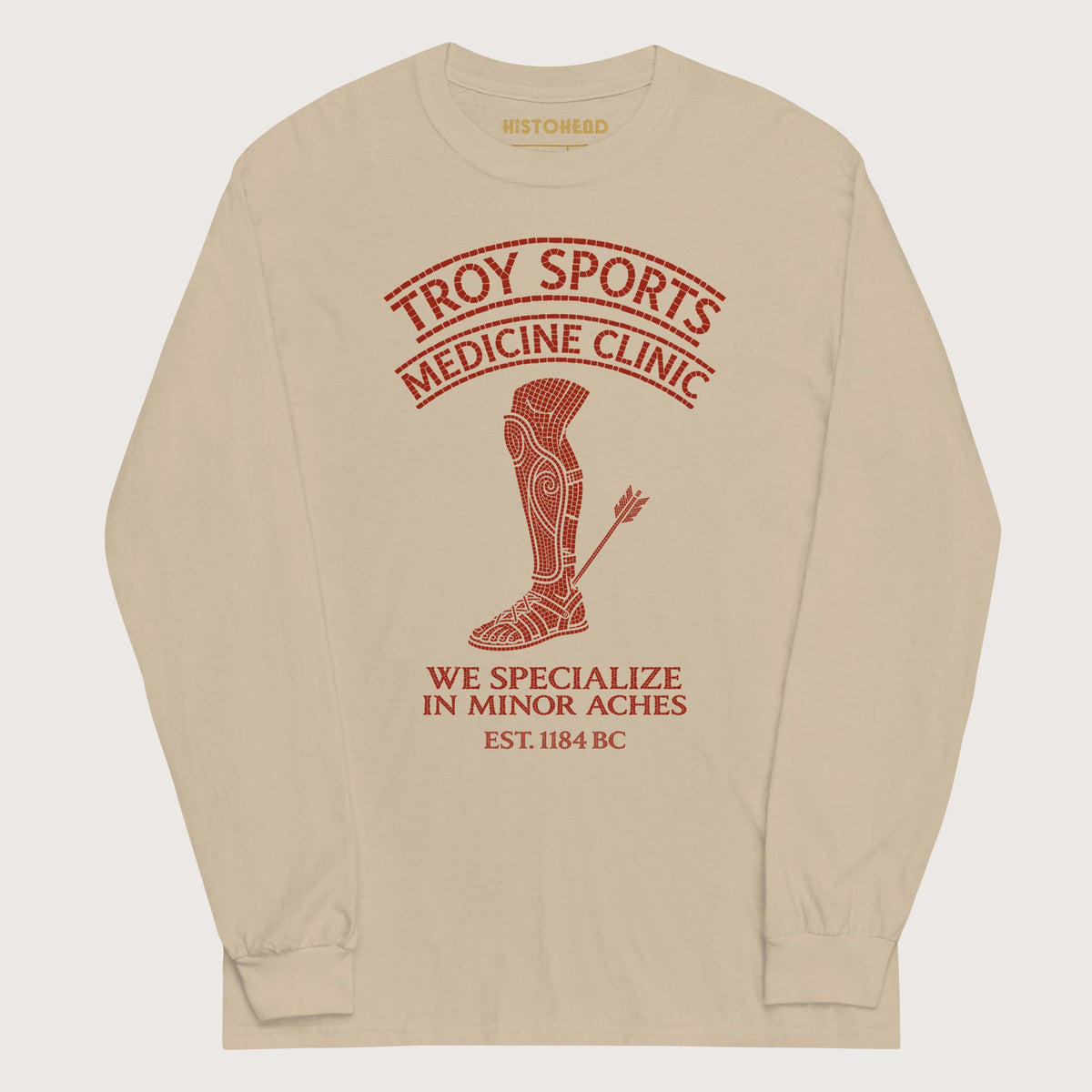Sand Troy Sports Medicine Clinic - Long Sleeve - history buff gift by HistoHead