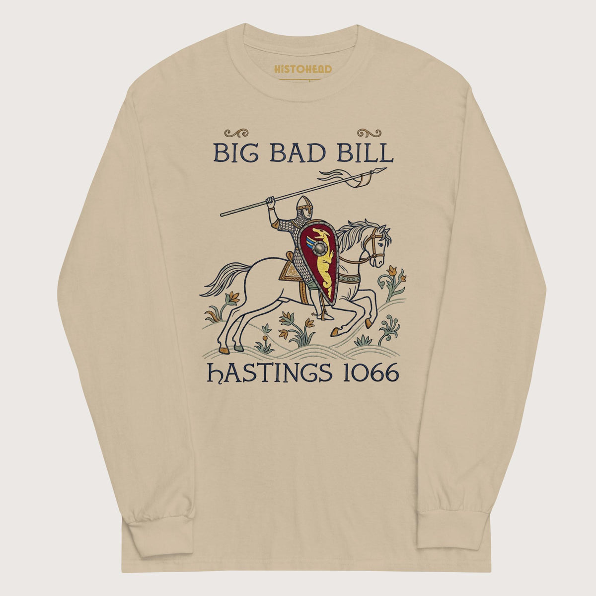 Sand Big Bad Bill - Long Sleeve - history buff gift by HistoHead