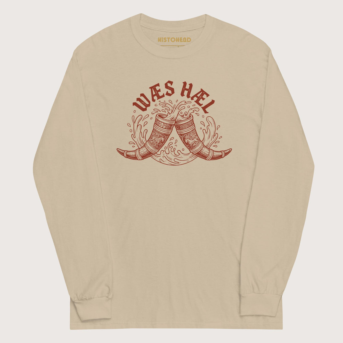 Sand Wæs Hæl - Long Sleeve - history buff gift by HistoHead