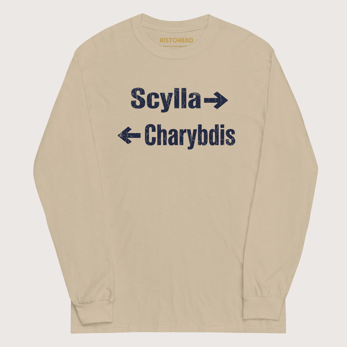 Sand Between Scylla and Charybdis - Long Sleeve - history buff gift by HistoHead