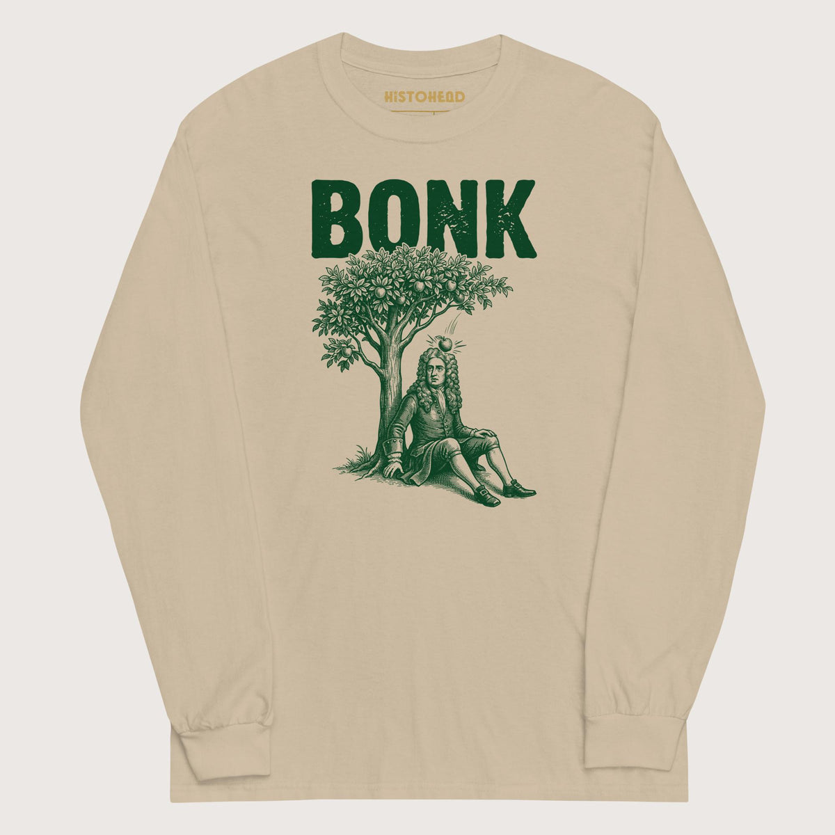 Sand Newton Bonk - Long Sleeve - history buff gift by HistoHead