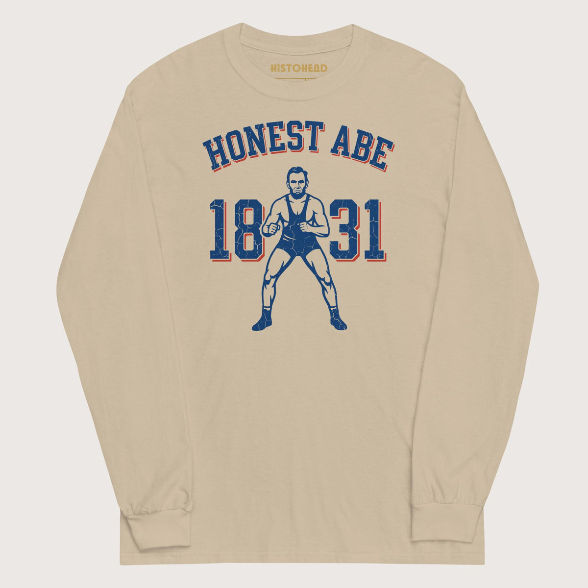 Sand Lincoln 1831 - Long Sleeve - history buff gift by HistoHead
