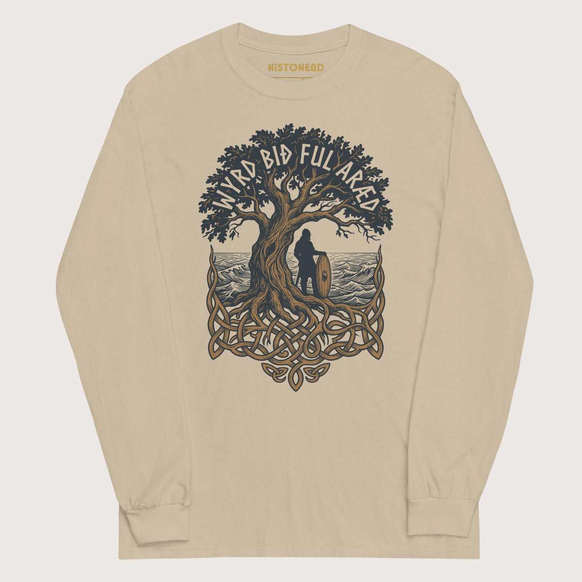 Sand Old English Fate Is Inexorable - Long Sleeve - history buff gift by HistoHead
