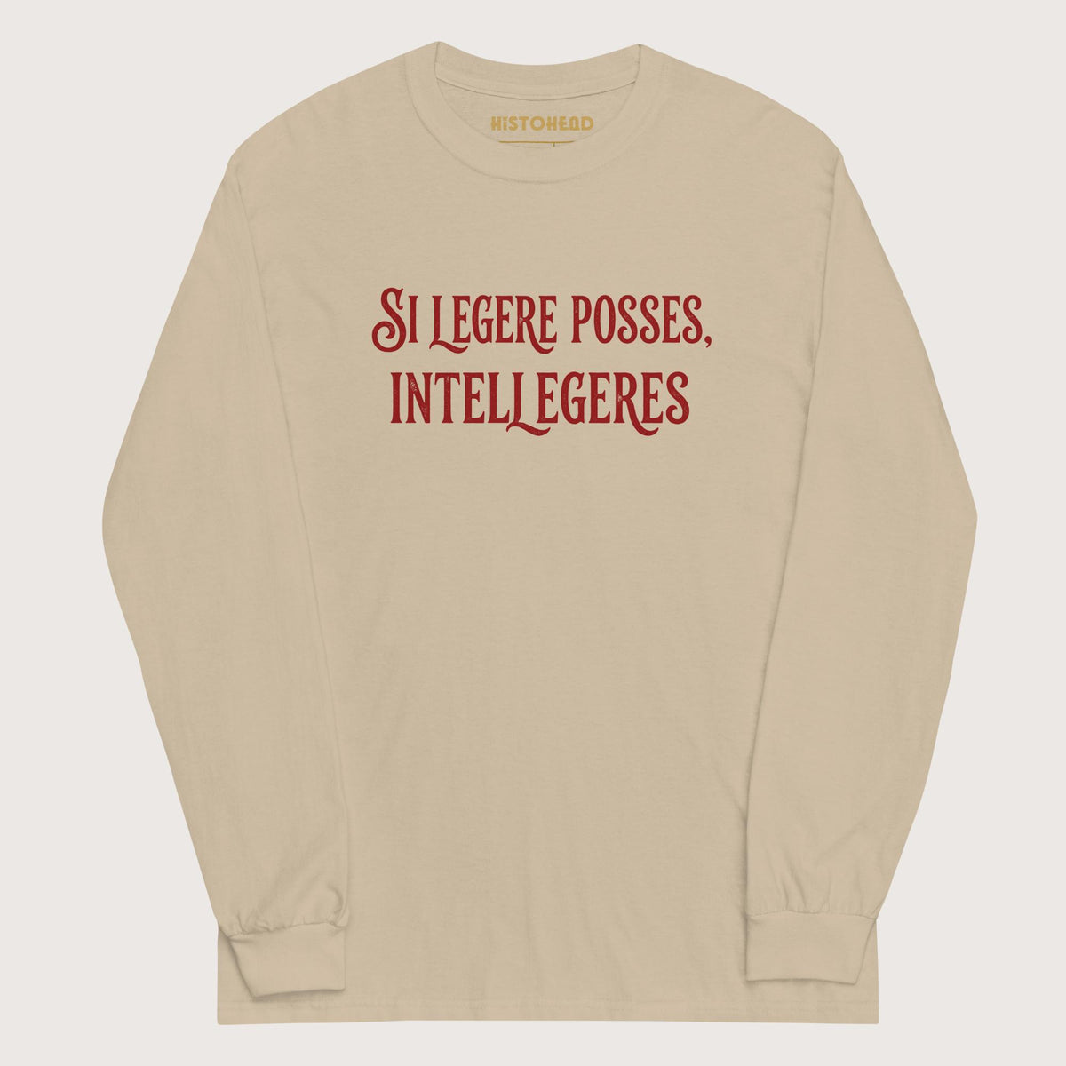 Sand If You Could Read It You Would Understand in Latin - Long Sleeve - history buff gift by HistoHead