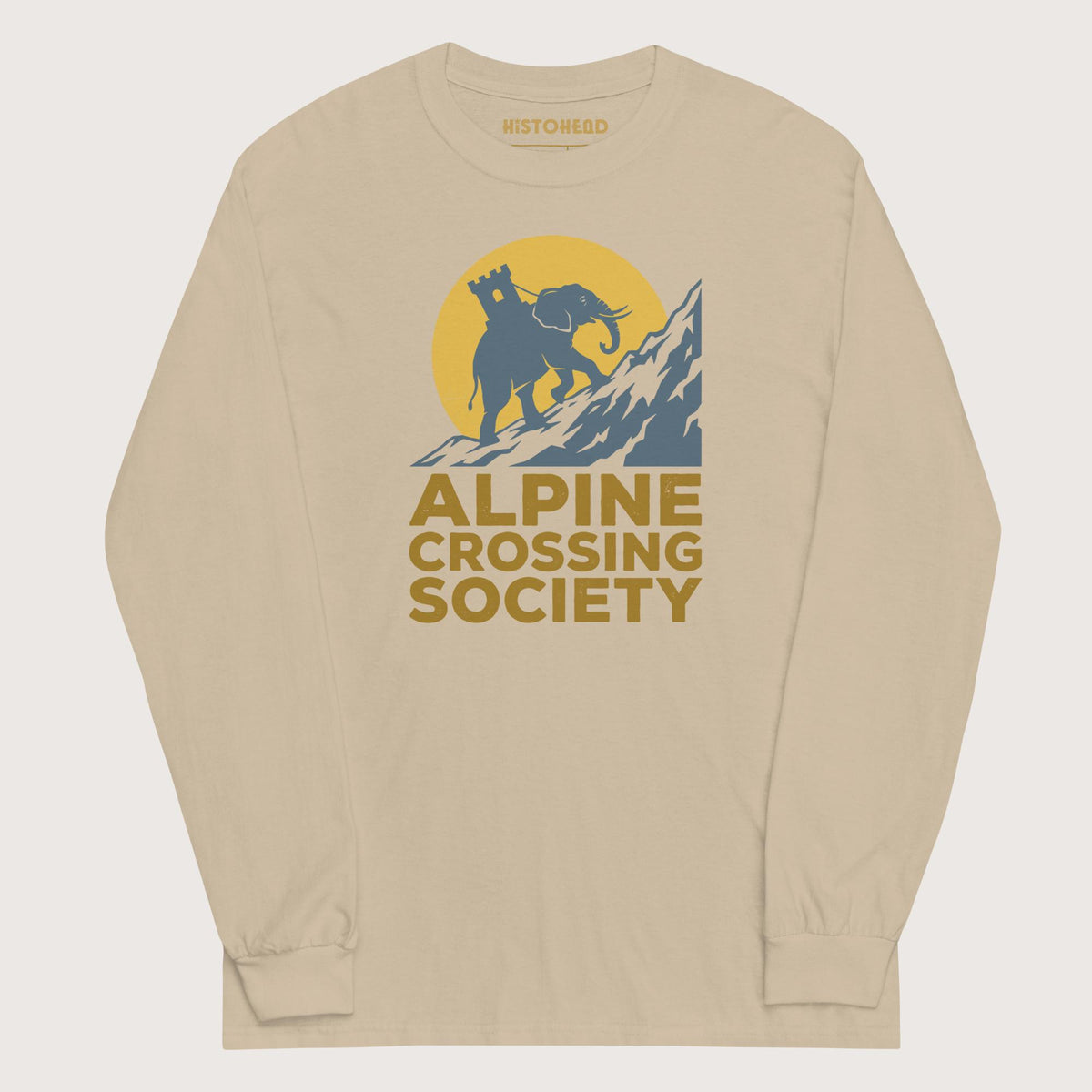 Sand Alpine Crossing Society - Long Sleeve - history buff gift by HistoHead