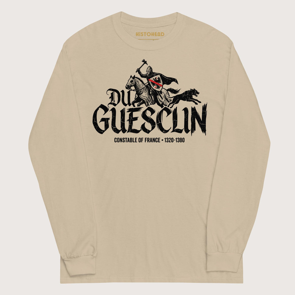 Sand Du Guesclin - Long Sleeve - history buff gift by HistoHead