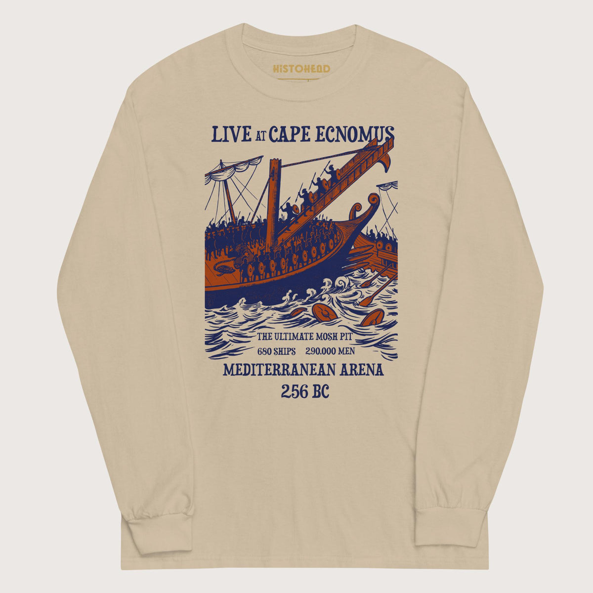 Sand Battle of Cape Ecnomus - Long Sleeve - history buff gift by HistoHead