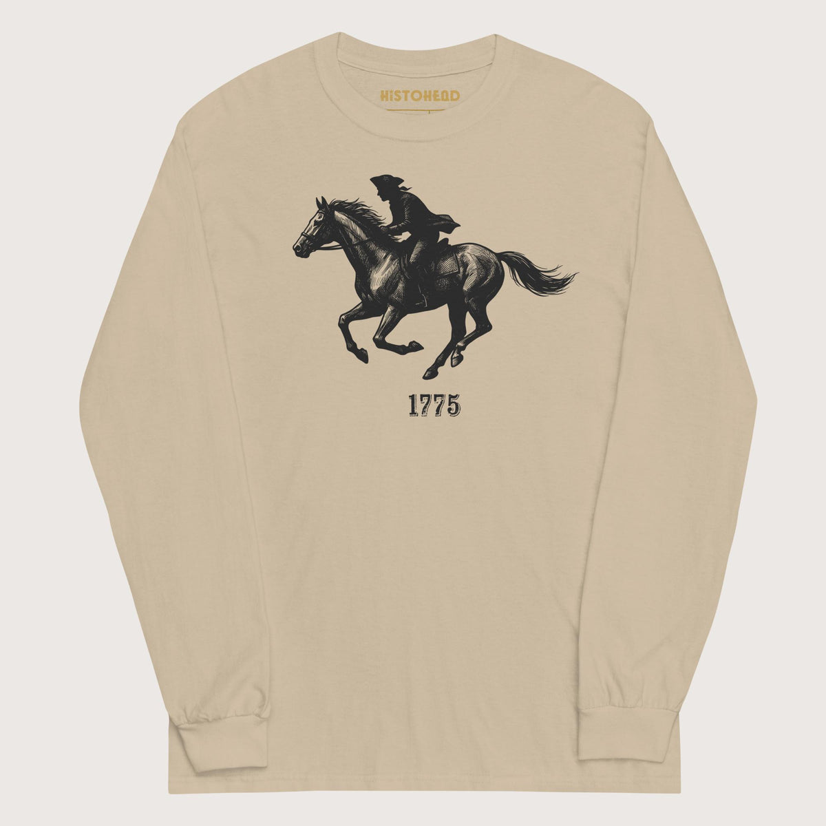 Sand Paul Revere - Long Sleeve - history buff gift by HistoHead
