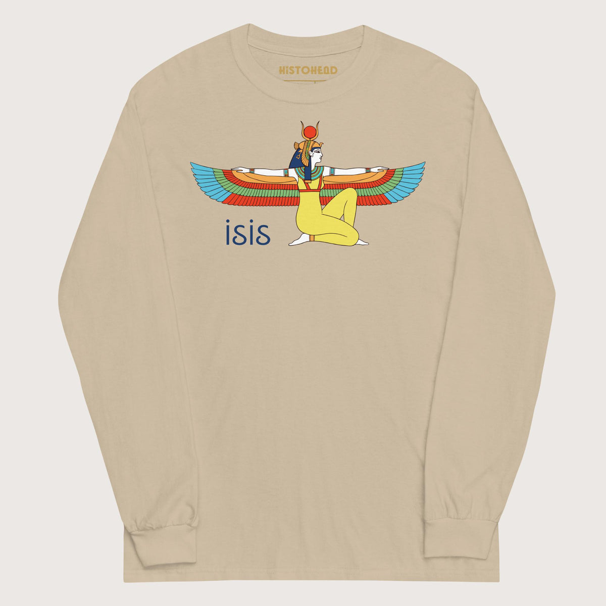 Sand Egyptian Goddess Isis - Long Sleeve - history buff gift by HistoHead