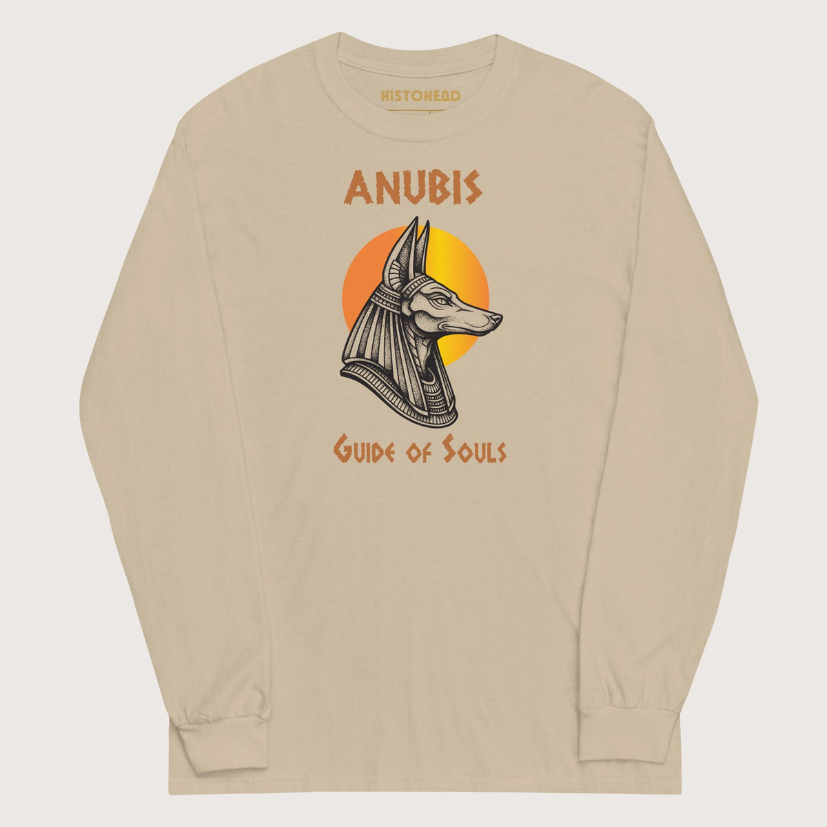 Sand Anubis Guide of Souls - Long Sleeve - history buff gift by HistoHead