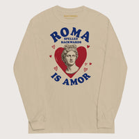 Sand Roma Spelled Backwards Is Amor - Long Sleeve - history buff gift by HistoHead