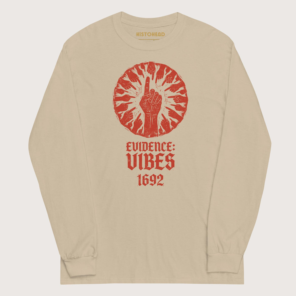 Sand 1692 Salem Witch Trials Evidence - Long Sleeve - history buff gift by HistoHead