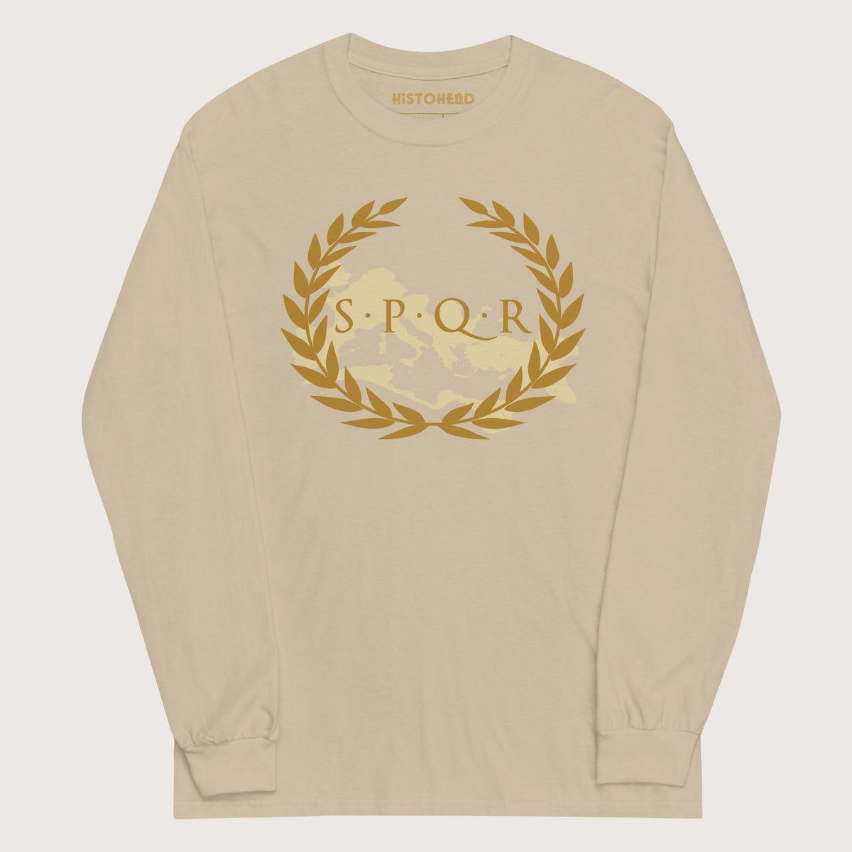 Sand Roman SPQR Banner - Long Sleeve - history buff gift by HistoHead