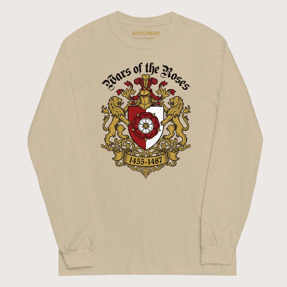 Sand Wars of the Roses - Long Sleeve - history buff gift by HistoHead