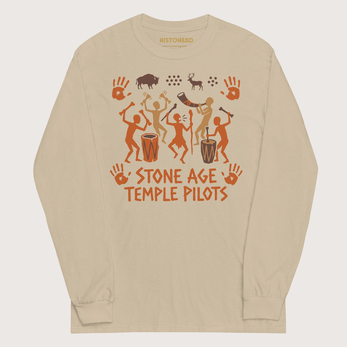 Sand Stone Age Temple Pilots - Long Sleeve - history buff gift by HistoHead