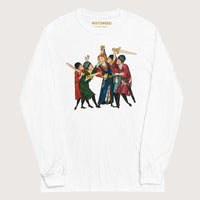White Medieval Positivity - Long Sleeve - history buff gift by HistoHead