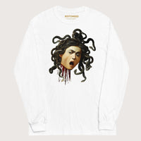 White Medusa by Caravaggio - Long Sleeve - history buff gift by HistoHead
