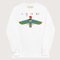 White Hawk Emblem of Ra - Long Sleeve - history buff gift by HistoHead