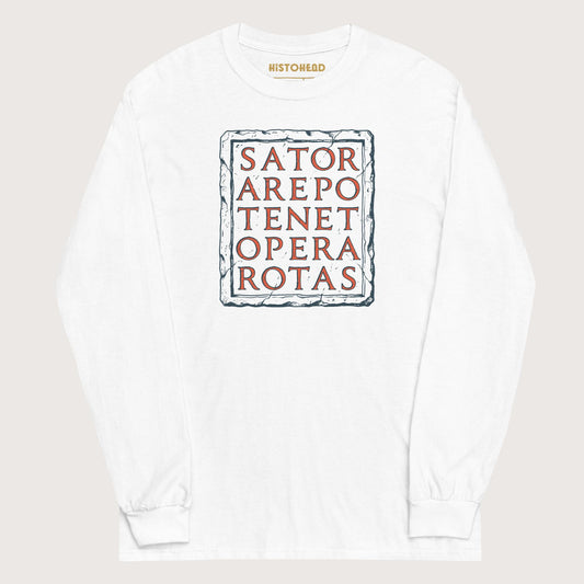 White Sator Rotas - Long Sleeve - history buff gift by HistoHead