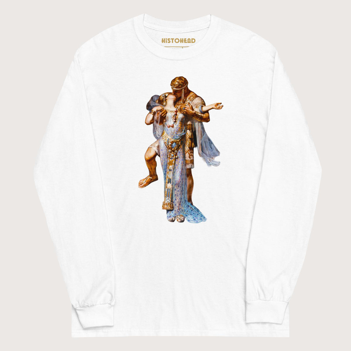 White Cleopatra and Antony - Long Sleeve - history buff gift by HistoHead