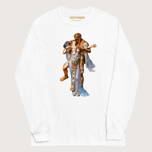 White Cleopatra and Antony - Long Sleeve - history buff gift by HistoHead