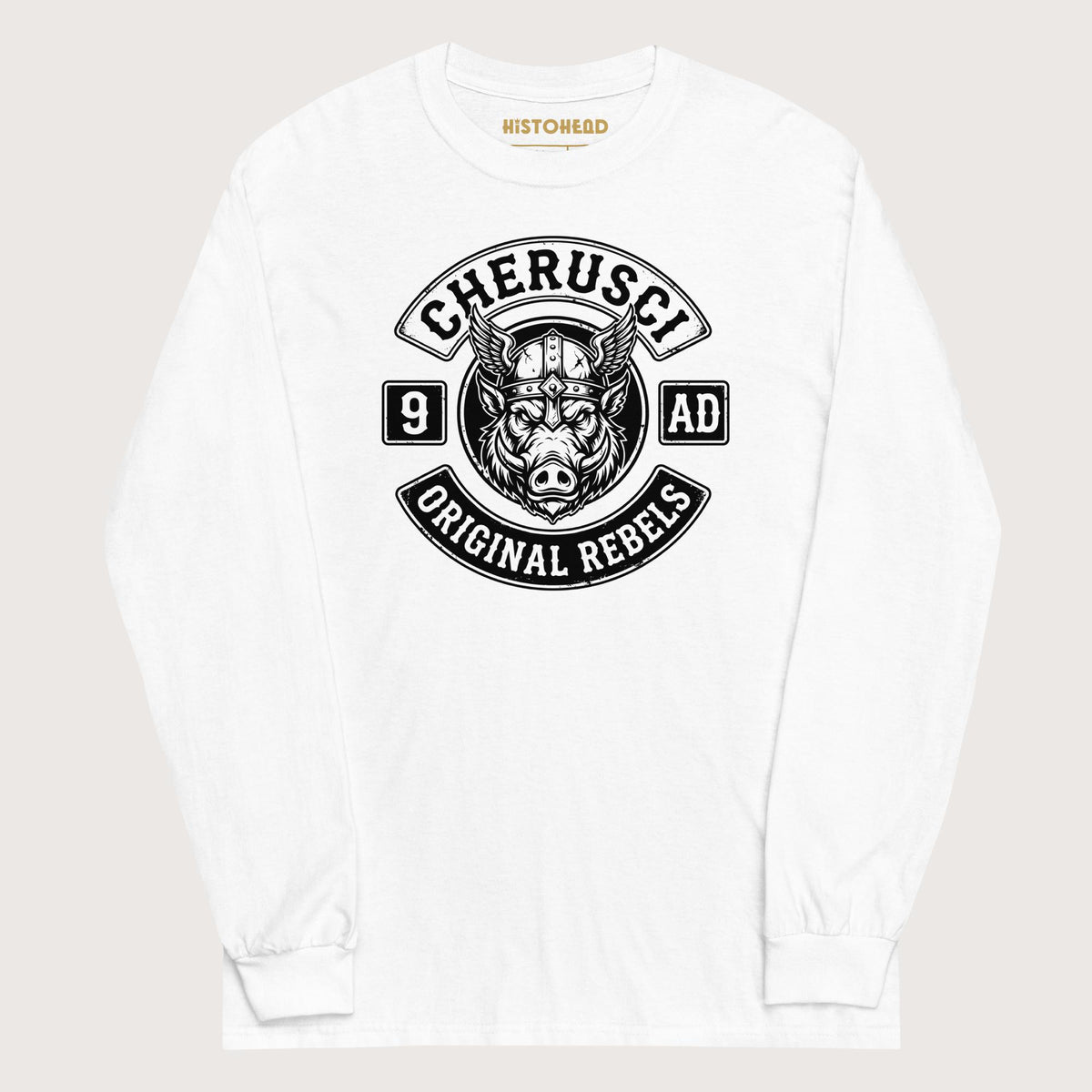 White Cherusci Original Rebels - Long Sleeve - history buff gift by HistoHead