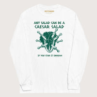 White Caesar Salad - Long Sleeve - history buff gift by HistoHead
