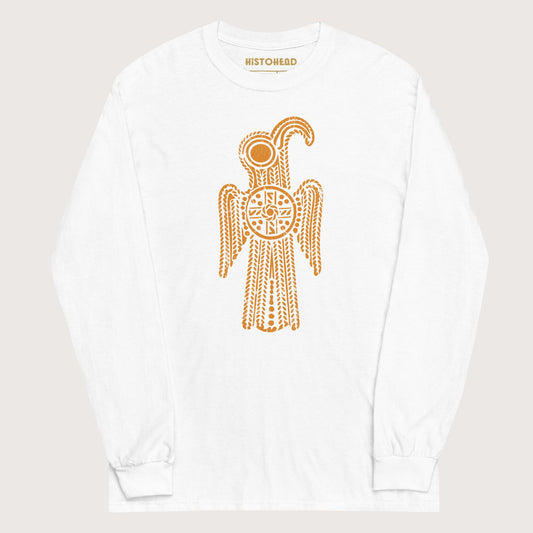 White Anglo-Saxon Eagle - Long Sleeve - history buff gift by HistoHead
