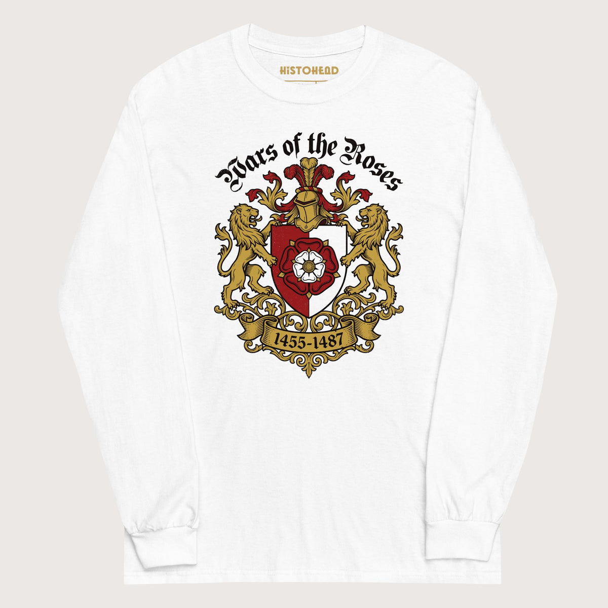 White Wars of the Roses - Long Sleeve - history buff gift by HistoHead