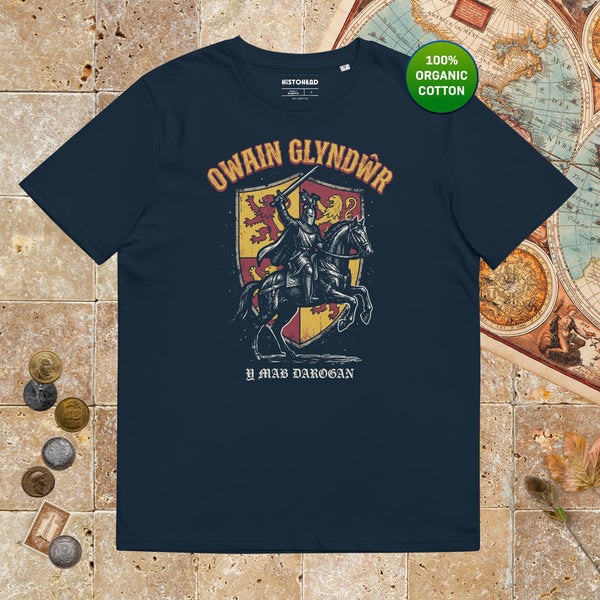 French Navy Owain Glyndwr - Organic Tee - history buff gift by HistoHead