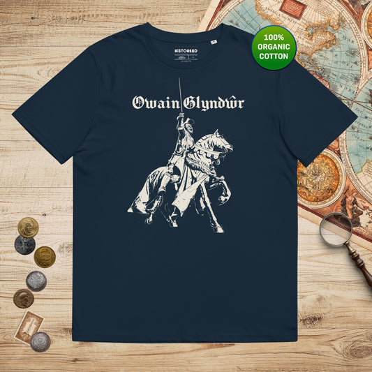 French Navy Owain Glyndŵr Statue - Organic Tee - history buff gift by HistoHead