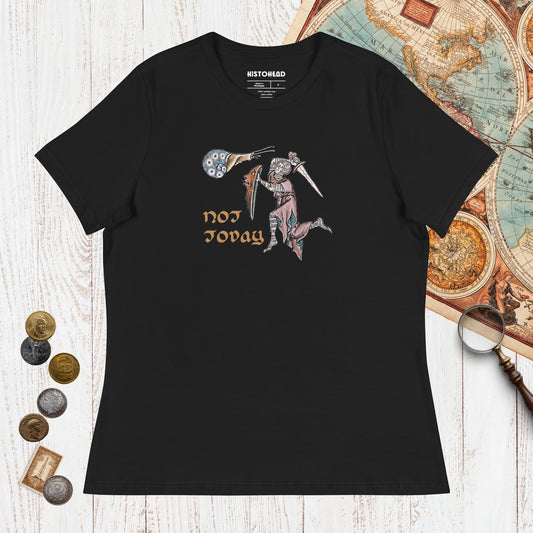 Black Not Today Snail - Women's Tee - history buff gift by HistoHead