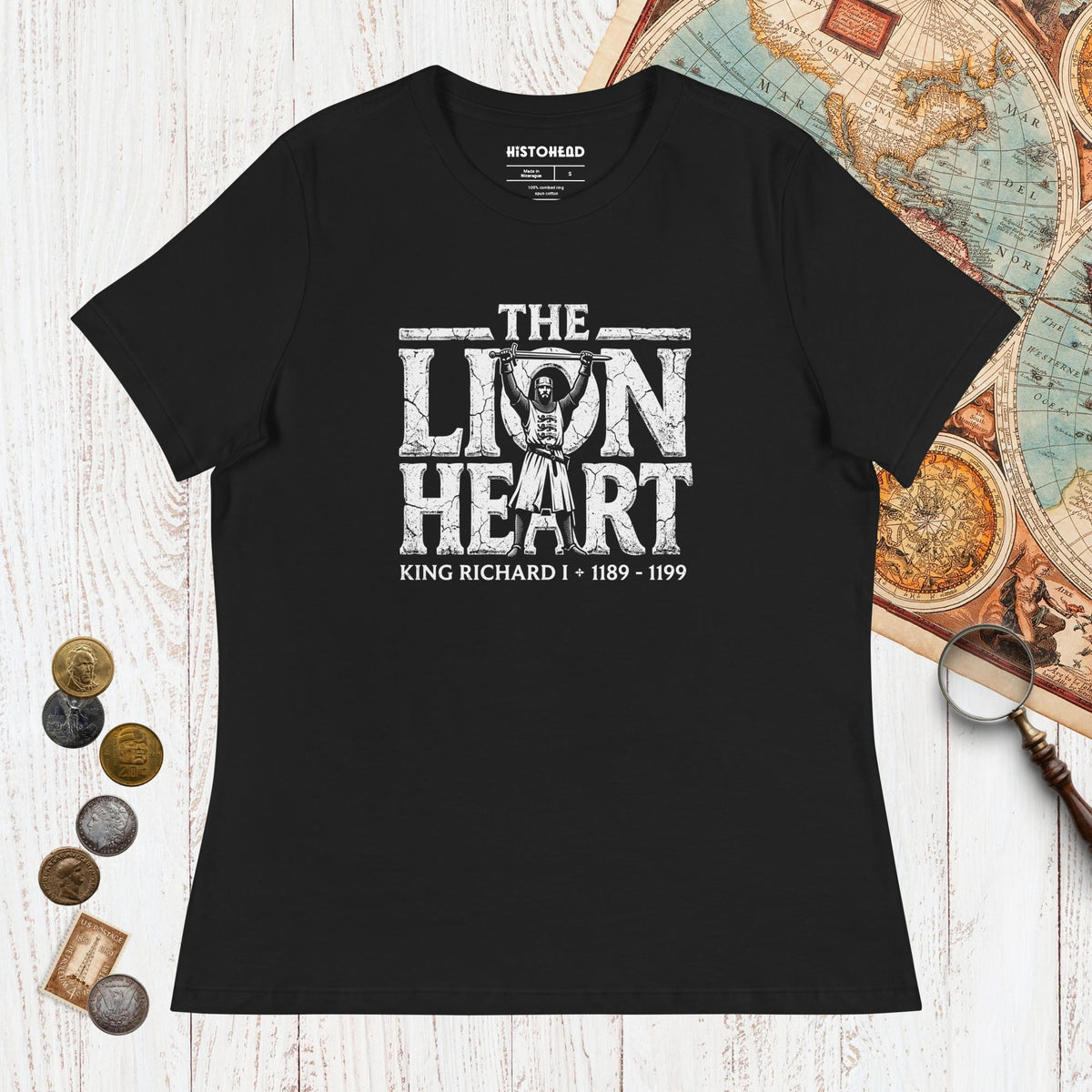 Black Richard the Lionheart - Women's Tee - history buff gift by HistoHead