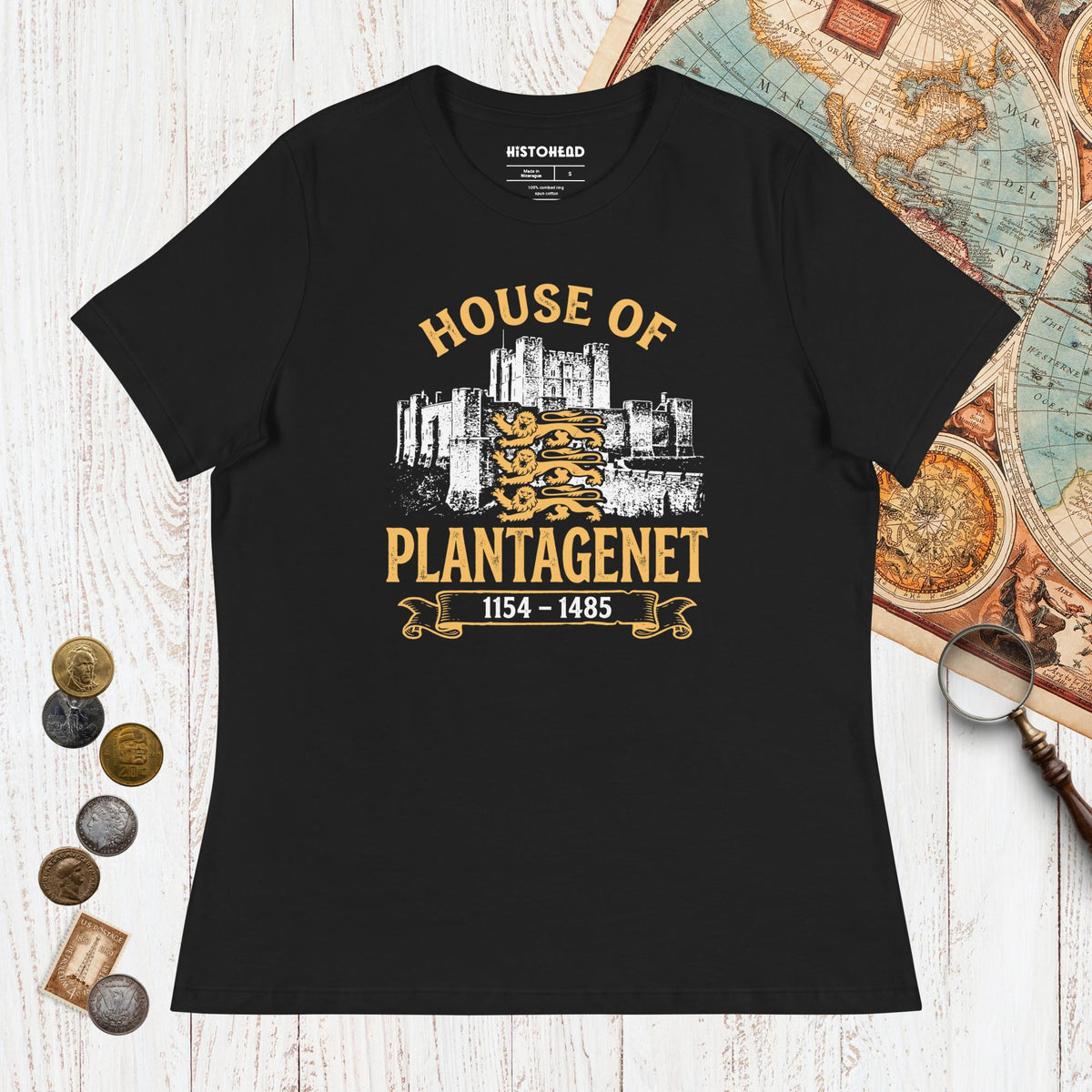 Black House of Plantagenet - Women's Tee - history buff gift by HistoHead