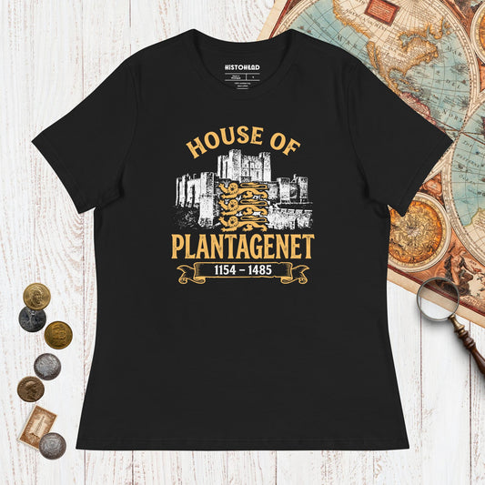 Black House of Plantagenet - Women's Tee - history buff gift by HistoHead