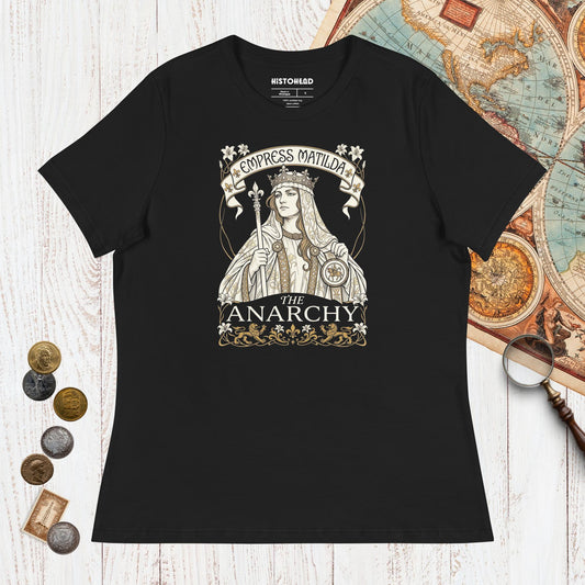 Black Empress Matilda The Anarchy - Women's Tee - history buff gift by HistoHead