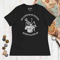 Black My Life is in Ruins - Women's Tee - history buff gift by HistoHead