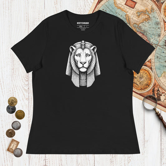 Black Sekhmet - Women's Tee - history buff gift by HistoHead
