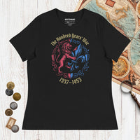 Black The Hundred Years' War - Women's Tee - history buff gift by HistoHead