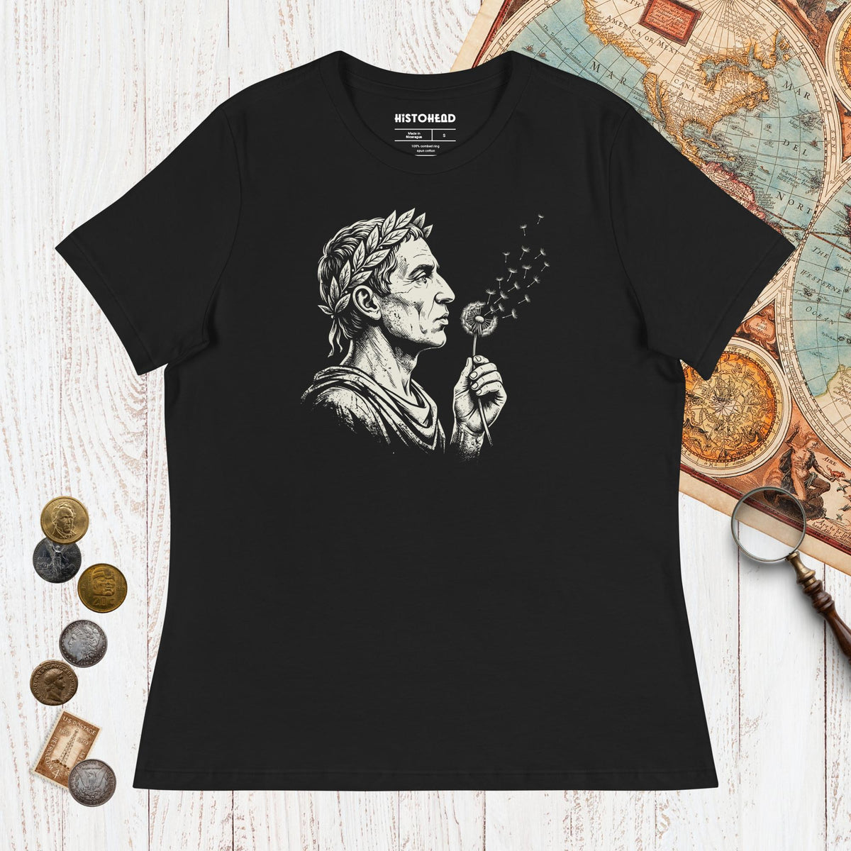 Black Caesar Blowing Wishes - Women's Tee - history buff gift by HistoHead