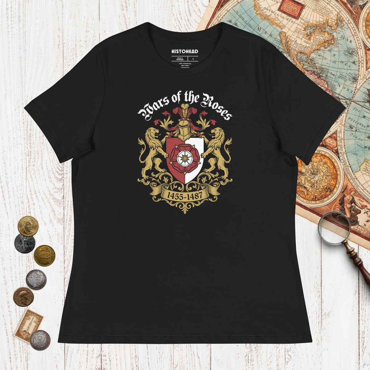 Black Wars of the Roses - Women's Tee - history buff gift by HistoHead