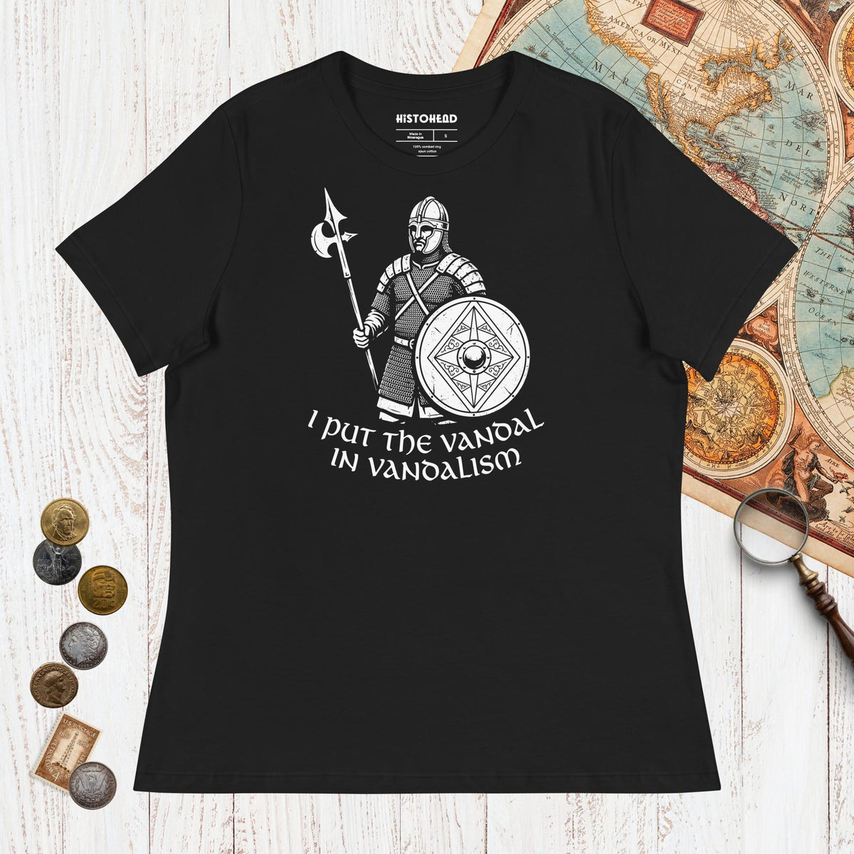 Black Vandal in Vandalism - Women's Tee - history buff gift by HistoHead