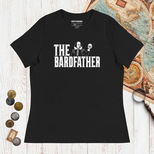 Black Shakespeare The Bardfather - Women's Tee - history buff gift by HistoHead