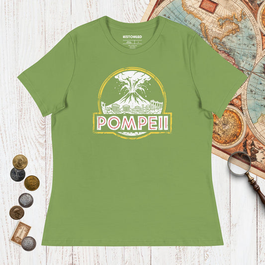 Leaf Pompeii - Women's Tee - history buff gift by HistoHead