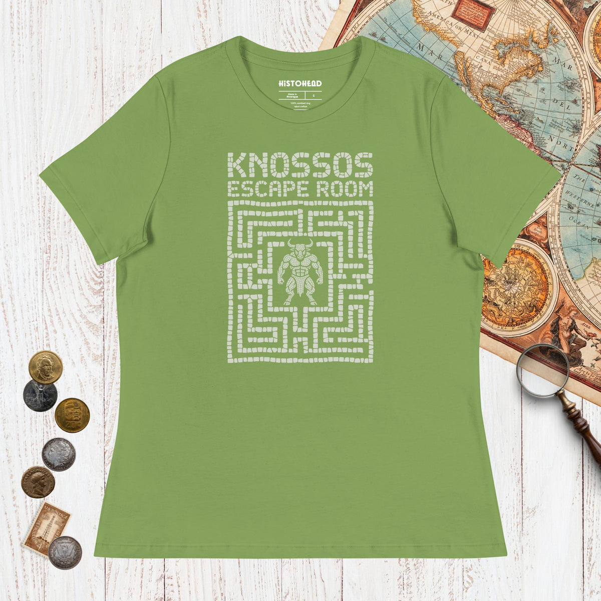Leaf Knossos Escape Room - Women's Tee - history buff gift by HistoHead